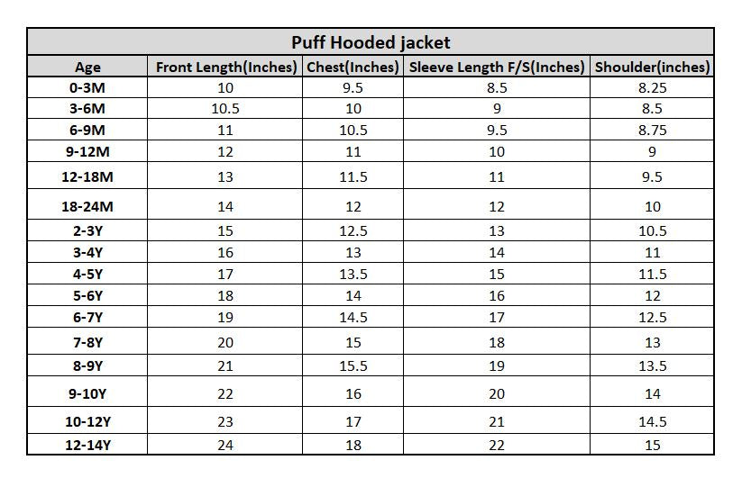 Infant  Puff Jacket For Girls - White