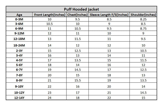 Infant  Puff Jacket For Girls - White