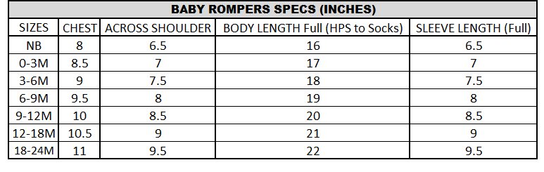 Infant Unisex Romper-White