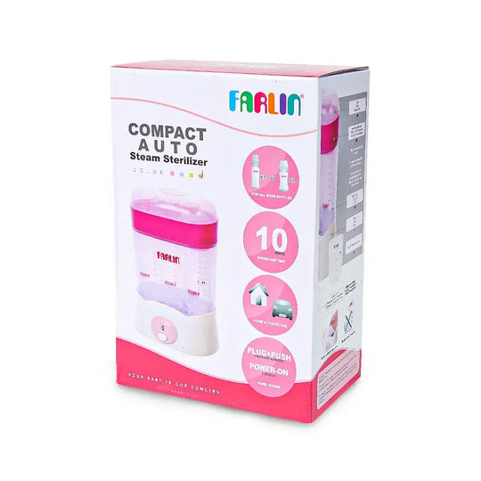 Farlin Automatic Steam Sterilizer TOP-219 E-C Peach