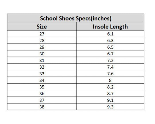 Girls School Shoes KR-01-BLACK