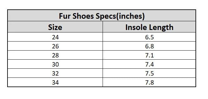 Girls Fur Slipper P-12-Pink