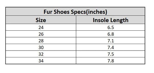 Girls Fur Slipper P-12-Pink