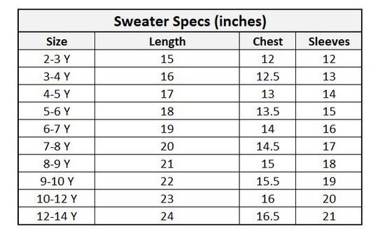 Girls Acrylic Sweater Cosmos-Multi