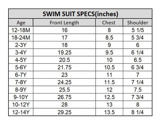 Girls Nylon Swimming Jumper Rainbow