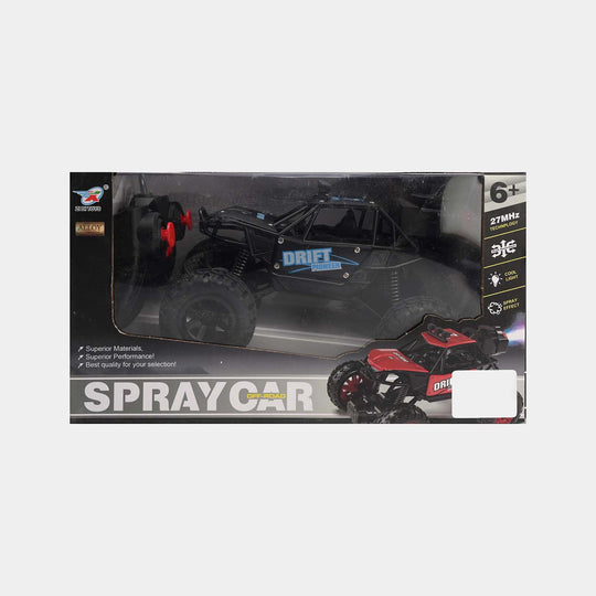 Remote Control 4-Wheel Smoke Car For Kids