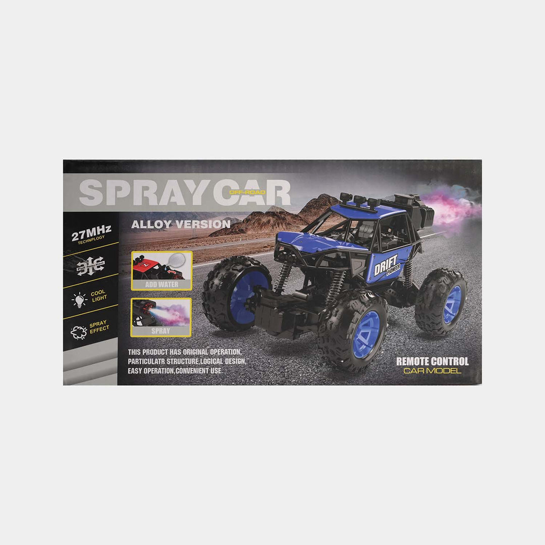 Remote Control 4-Wheel Smoke Car For Kids