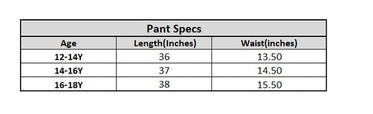 Teens Girls Cotton Twill Pant Wonder-BLACK