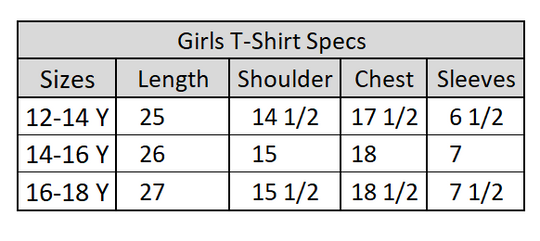 Teens Girls Jersey/Terry T-Shirt-Floral-Navy Blue