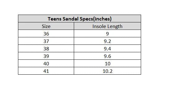 Teens Girls Sandal 11-142-GOLDEN