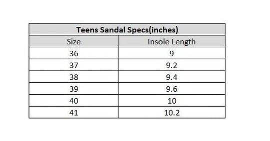 Teens Girls Sandal 11-142-GOLDEN