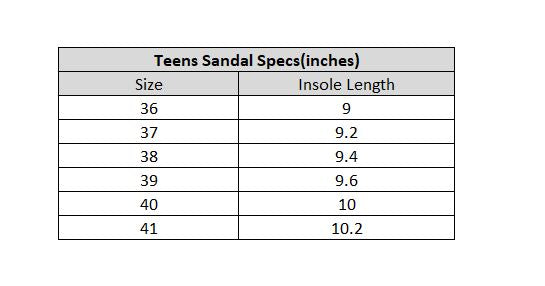 Teens Girls Sandal 11-138-SILVER
