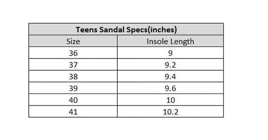 Teens Girls Sandal 11-138-SILVER