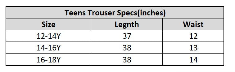 Teens Boys Jersey/Terry Kintted Trouser 16-H/Grey