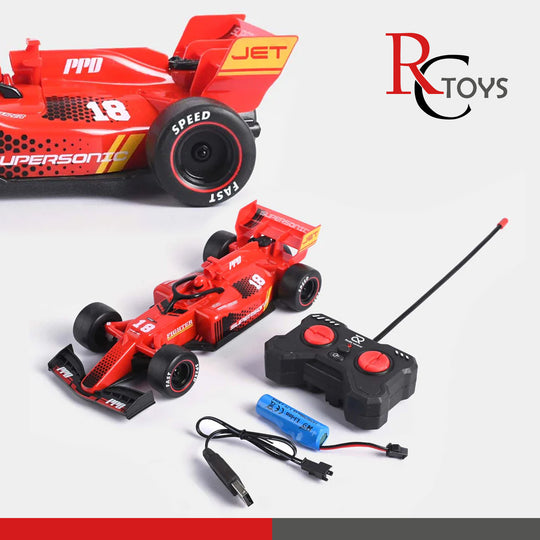 REMOTE CONTROL FORMULA CAR WITH SMOKE FUNCTION
