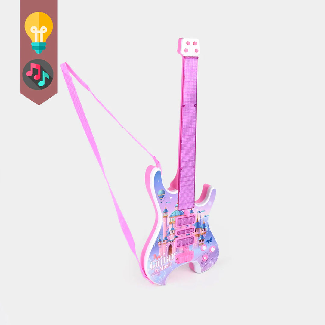 Electric Guitar With Light & Music For Kids