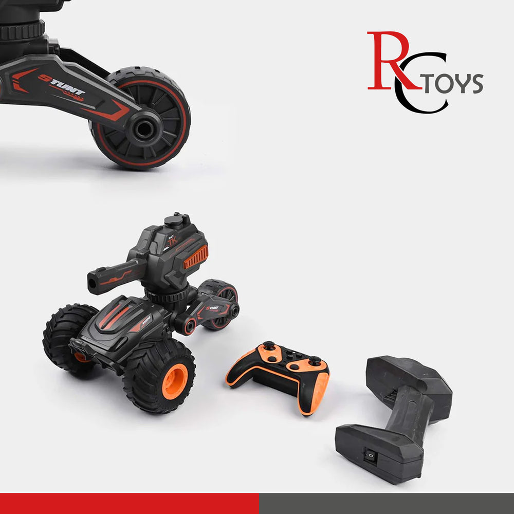 Remote Control Stunt & Targeting Vehicle For Kids