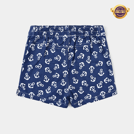 Boys PC Shorts (Anchor) - Blue