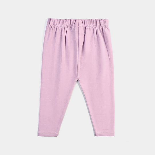 Infant Girls Lycra Jersey Emb Tights Rabbit