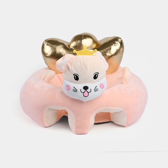 Cartoon Baby Floor Seat/Support Sofa Seat 3M+ | 542-Peach