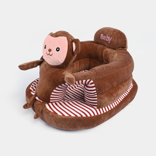 Cartoon Baby Floor Seat/Support Sofa Seat - 6M+ | 1475-Brown