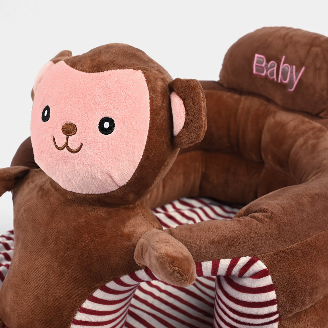Cartoon Baby Floor Seat/Support Sofa Seat - 6M+ | 1475-Brown