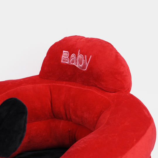 Cartoon Baby Floor Seat/Support Sofa Seat - 6M+ | 1475-Red