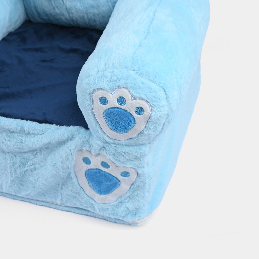 Baby Sweet Plush Sofa Seat - 18M+ | 1038-Blue