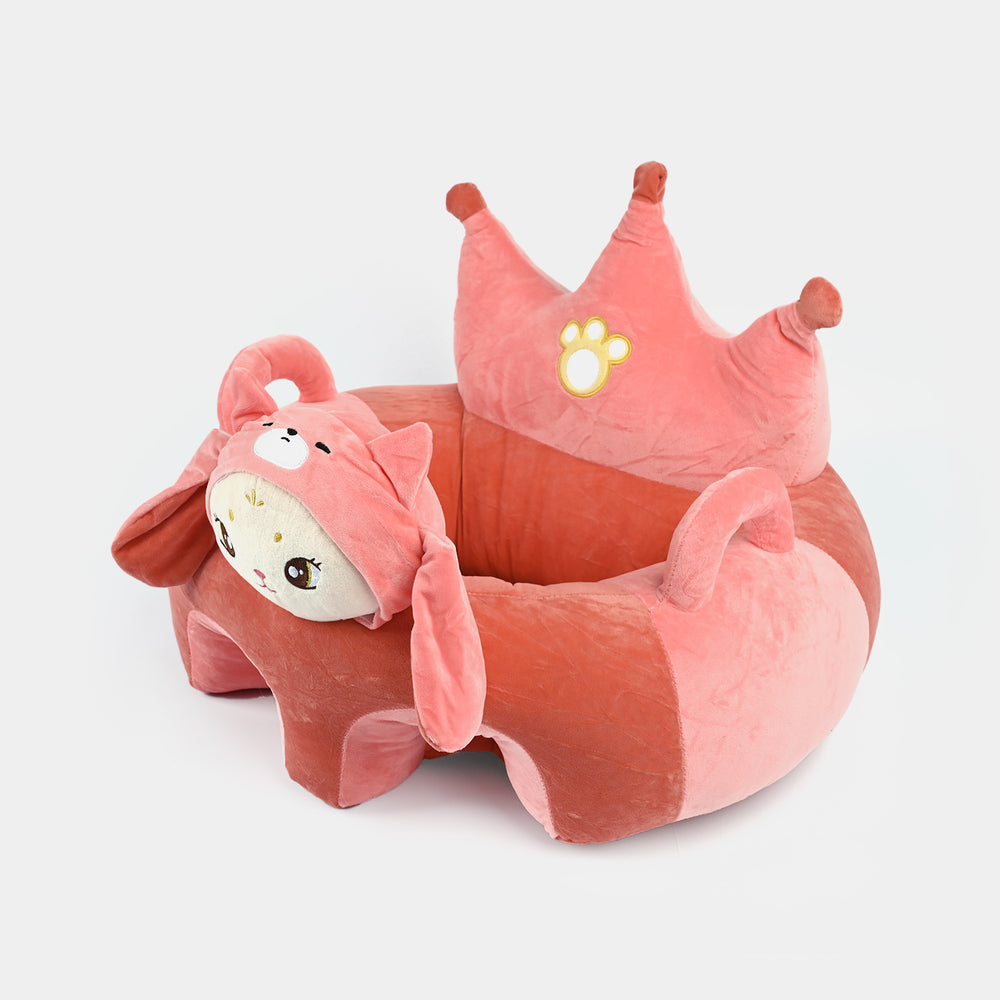 Baby Crown Floor Seat/Support Sofa Seat 6M+ | 952-Peach