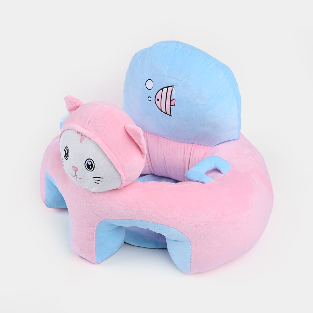 Cartoon Baby Floor Seat/Support Sofa Seat - 6M+ | 1469-Pink