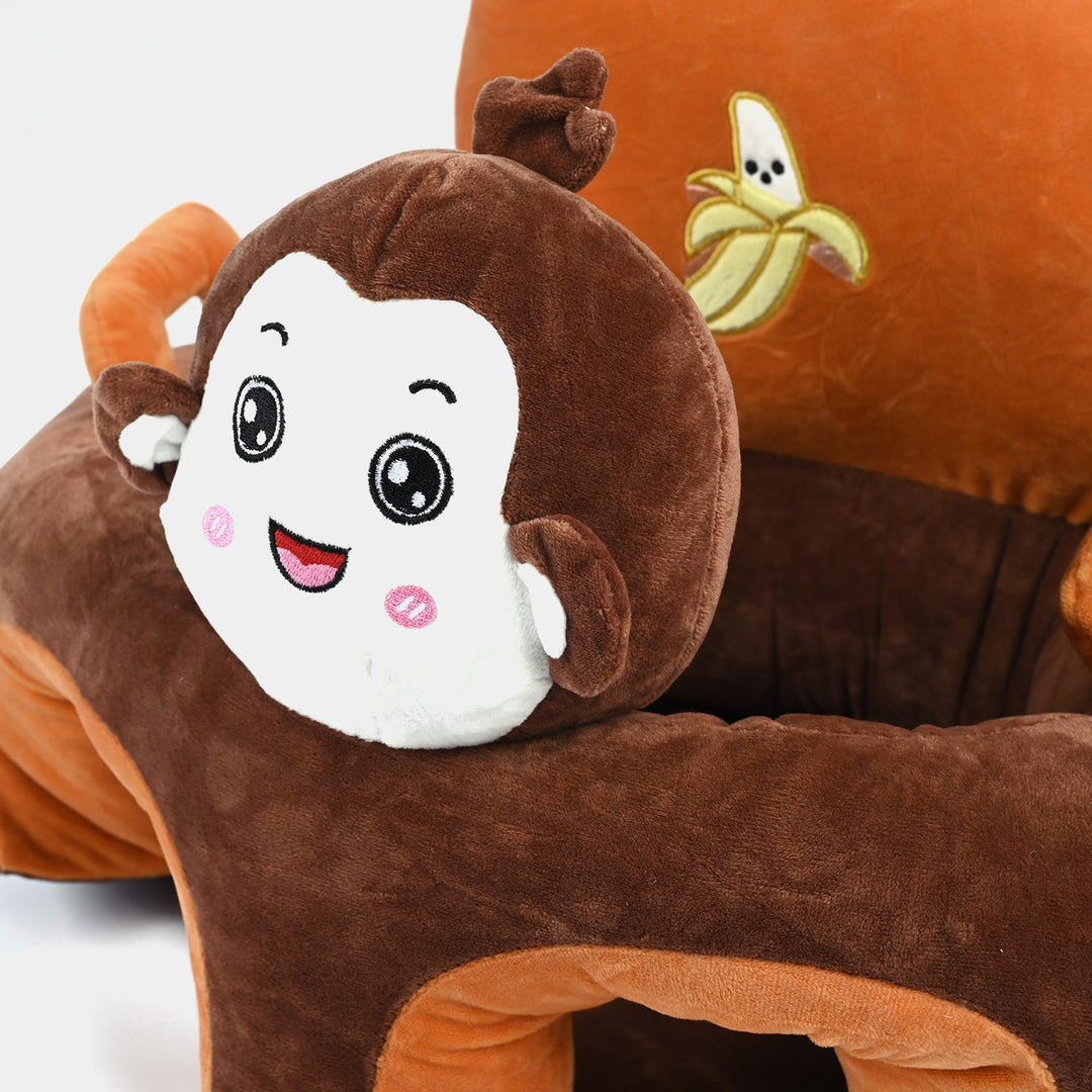 Cartoon Baby Floor Seat/Support Sofa Seat - 6M+ | 1469-Brown