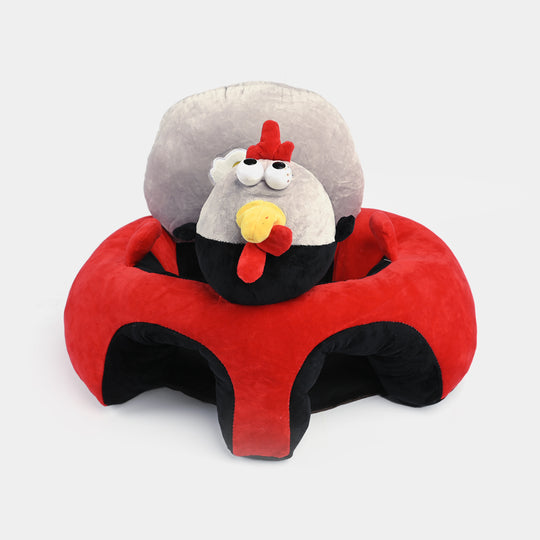 Cartoon Baby Floor Seat/Support Sofa Seat - 6M+ | 1469-Red