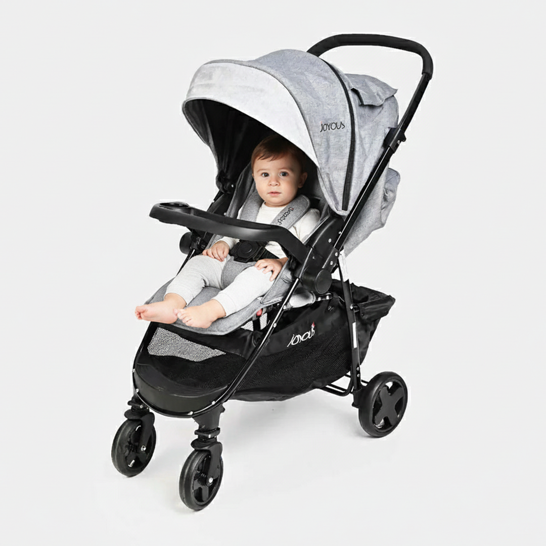 Travel-Friendly Baby Stroller Joyous | JY508 Grey