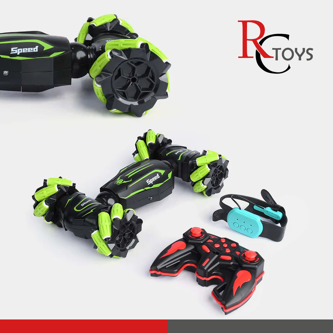 Remote Control & Gesture Control Stunt Car for Kids