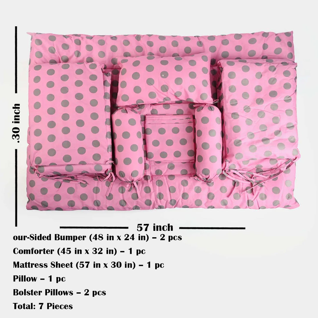 Baby Crib Set Cotton | 7PCs