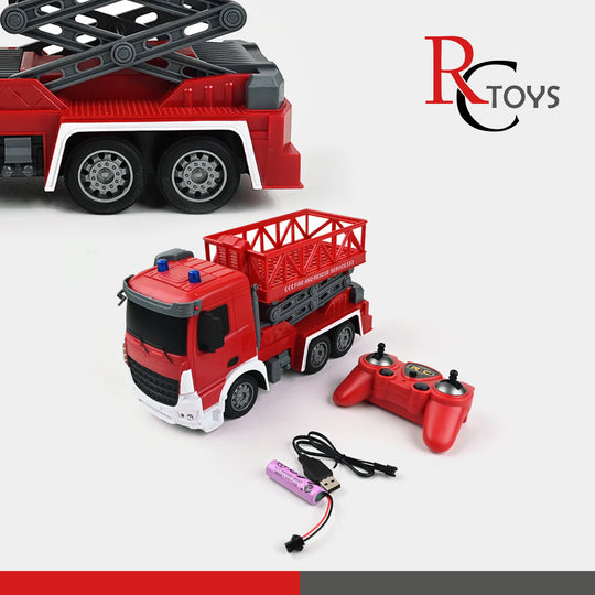 Remote-Controlled Fire Truck Toy For Kids