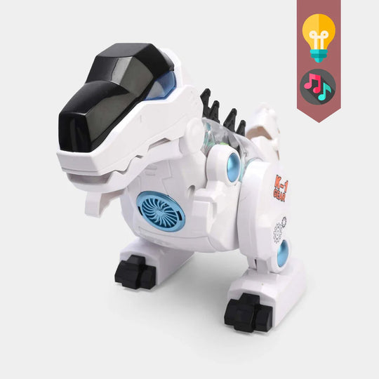Kids Electric Gear Dinosaur Toy with Light & Music