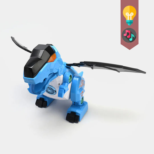 Mechanics Spray Dinosaur Toy With Light & Sound