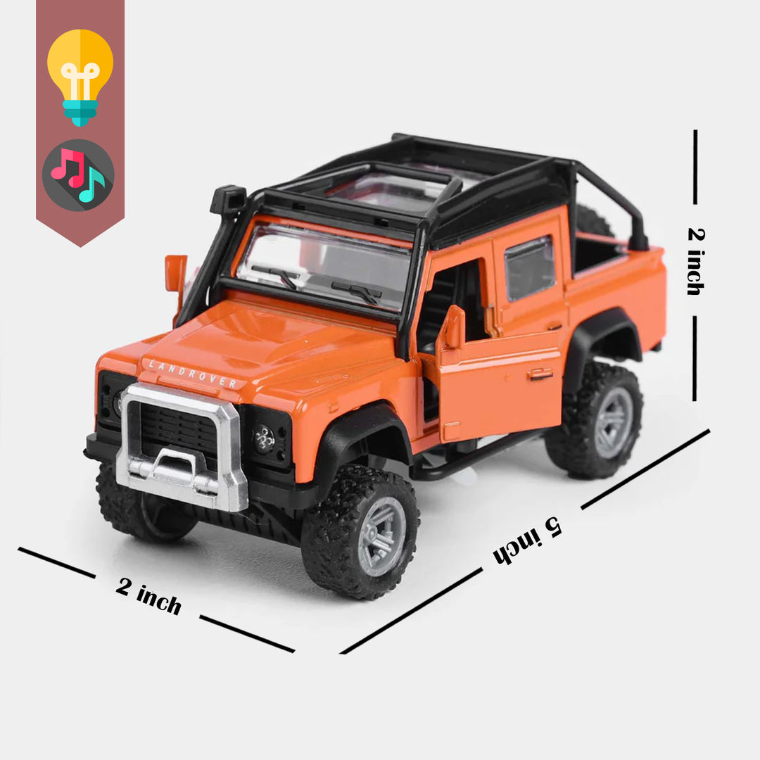 Die-Cast Model Car with Light & Sound for Kids
