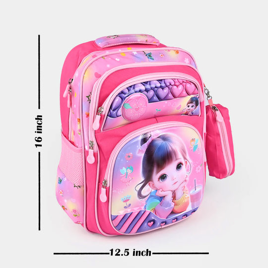 Fun & Playful Kids Backpack For School Days for Girls | 16"