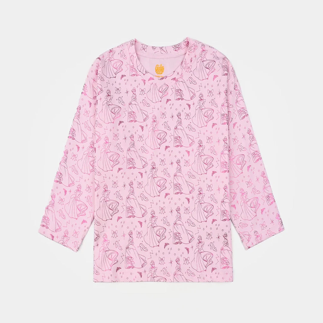 Girls Lycra Jersey T-Shirt - Candy Pink
