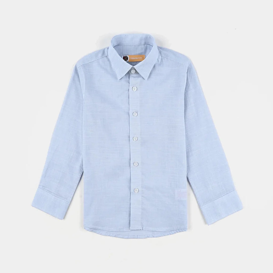 Boys Cotton Formal Shirt - Light Blue
