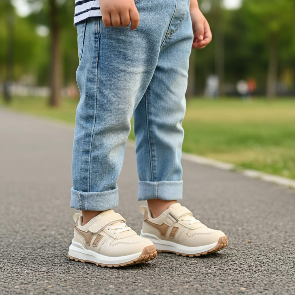 Girls Joggers 1528-BEIGE