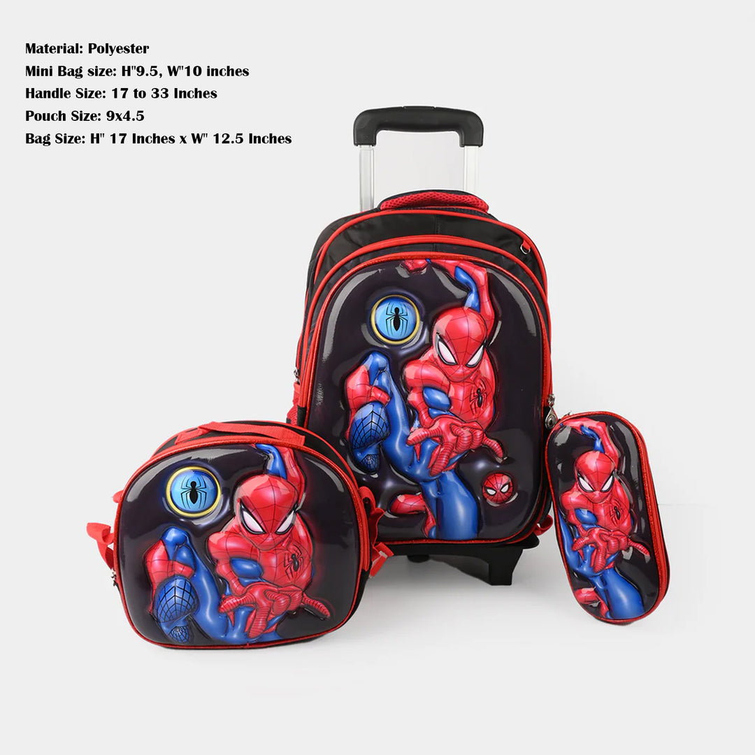 Character Trolley Bag 3pc Set for Kids