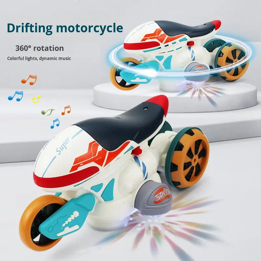 Drift Motor Car – Stunt Spin Motorcycle Toy