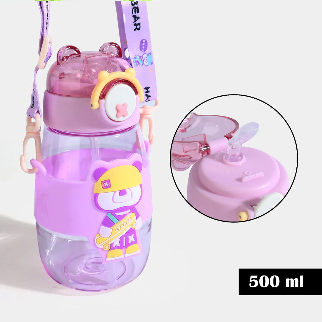 Kids Straw Water Bottle | 550ml