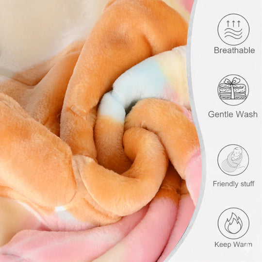 Baby Zipper Plush Blanket