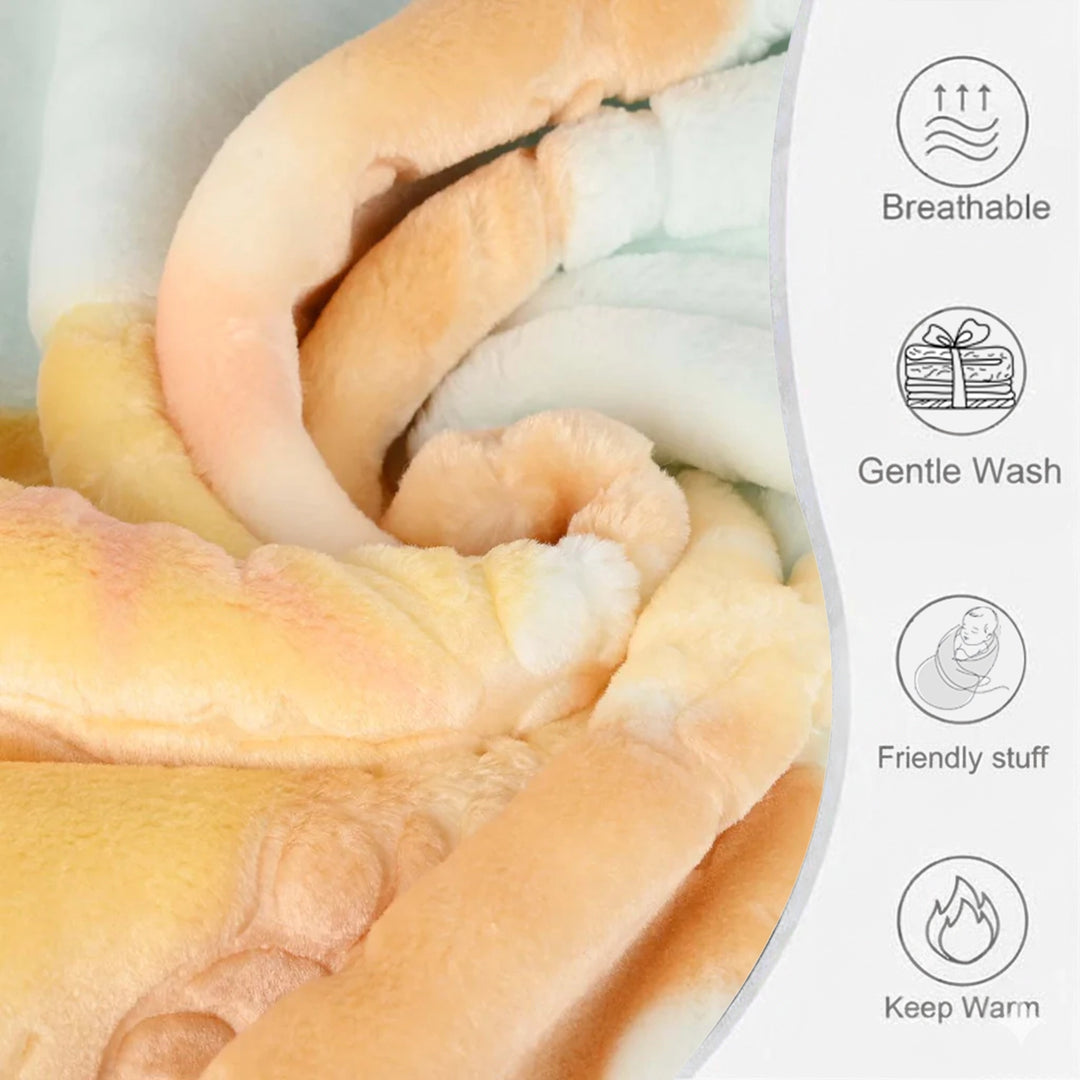 Baby Zipper Plush Blanket
