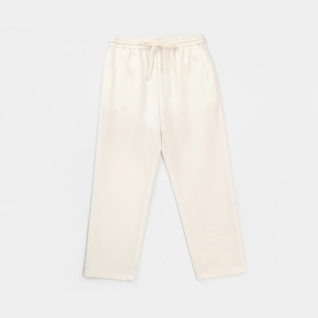 Infant Boys Cotton Pajama Basic - White