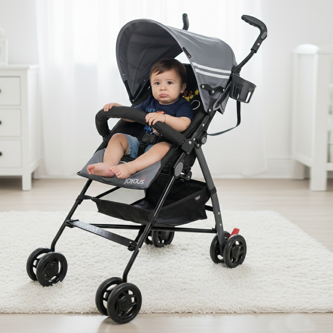 Baby Stroller Buggy (Joyous) -S306 Black